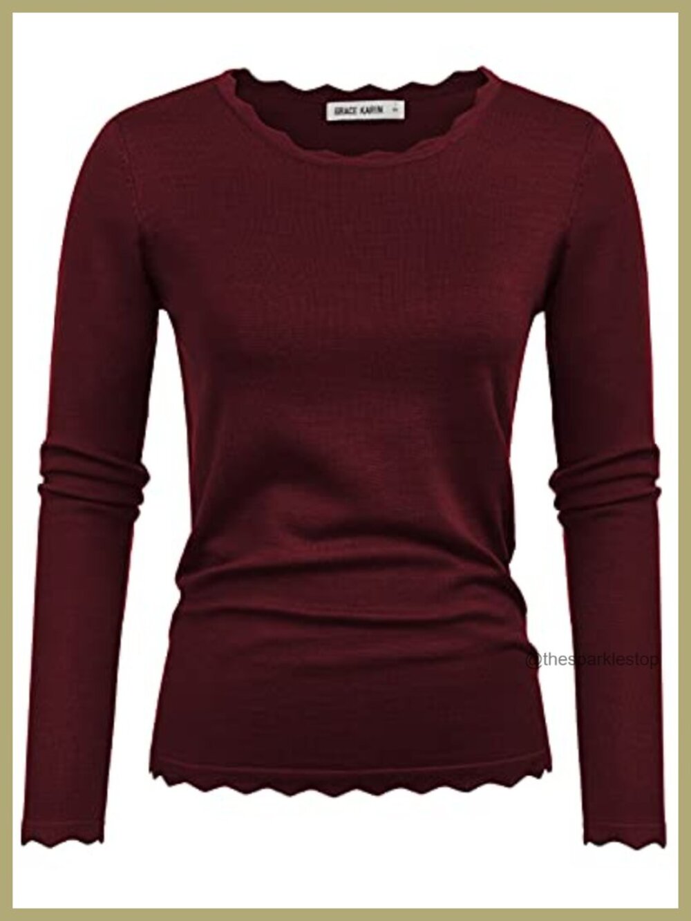 Long Sleeve Sweater for Women Crew Neck Classic Pullover Lightweight Soft Comfy